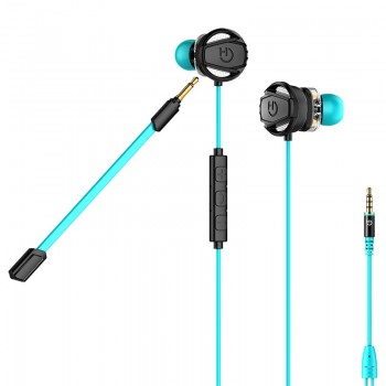 Hiditec Taiko Binaural Dentro de oído Negro, Turquesa