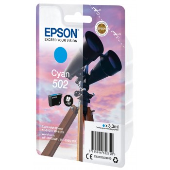 Epson Singlepack Cyan 502 Ink C13T02V24010 Cian C13T02V24010