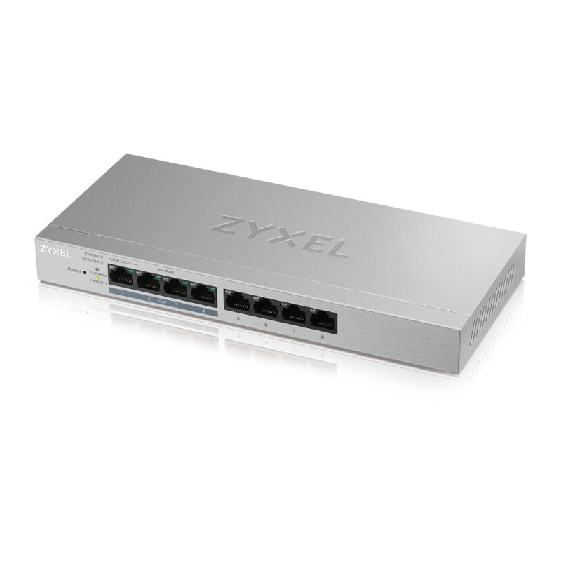 Zyxel GS1200-8HP v2 8 puertos RJ-45 Gris GS1200-8HPV2-EU0101F