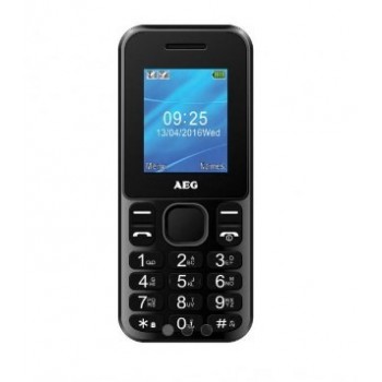 AEG VOXTEL M1220, Barra, SIM doble, 4,57 cm (1.8"), 0,08 MP, Bluetooth, Negro (Reacondicionado) 6,43E+11