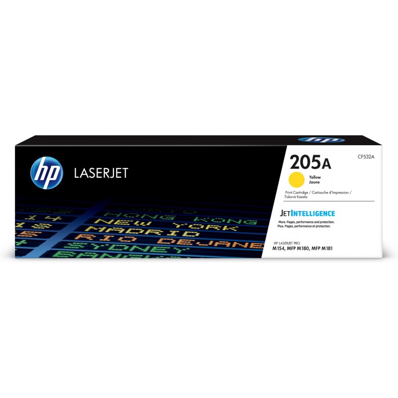 Cartucho de tóner Original LaserJet 205A amarillo CF532A