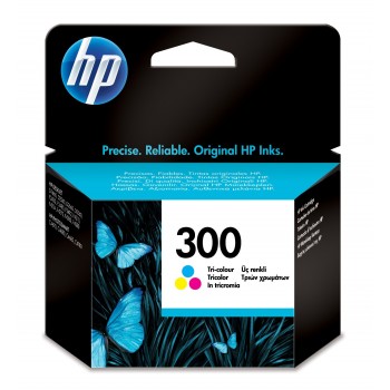 Cartucho de tinta original HP 300 tri-color CC643EE