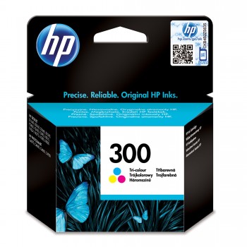 Cartucho de tinta original HP 300 tri-color CC643EE