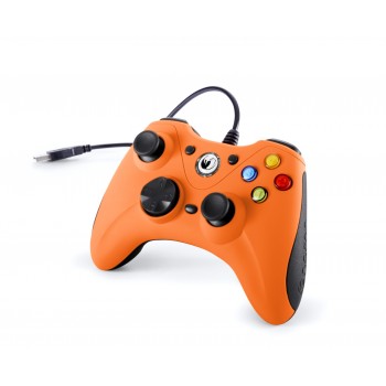 NACON GC-100XF, Gamepad, PC, Analógico, Atrás, D-pad, Mode, Inicio, Alámbrico, USB PCGC-100ORANGE