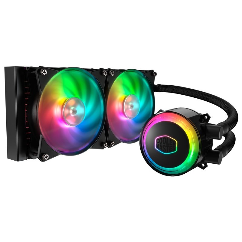 Cooler Master MASTERLIQUID ML240R RGB, 12 V, Aluminio, Multi, Negro, 1,14 kg, 12 cm MLX-D24M-A20PC-R1