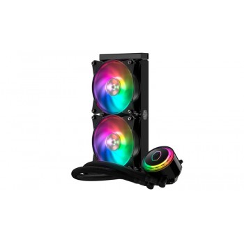 Cooler Master MASTERLIQUID ML240R RGB, 12 V, Aluminio, Multi, Negro, 1,14 kg, 12 cm MLX-D24M-A20PC-R1