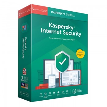 Kaspersky Lab Internet Security 2019, 3, 1 año(s), Full license KL1939S5CFS-9