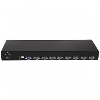 StarTech.com 8 Port 1U Rack Mount USB KVM Switch Kit with OSD and Cables - Conmutador KVM - USB - 8  SV831DUSBUK
