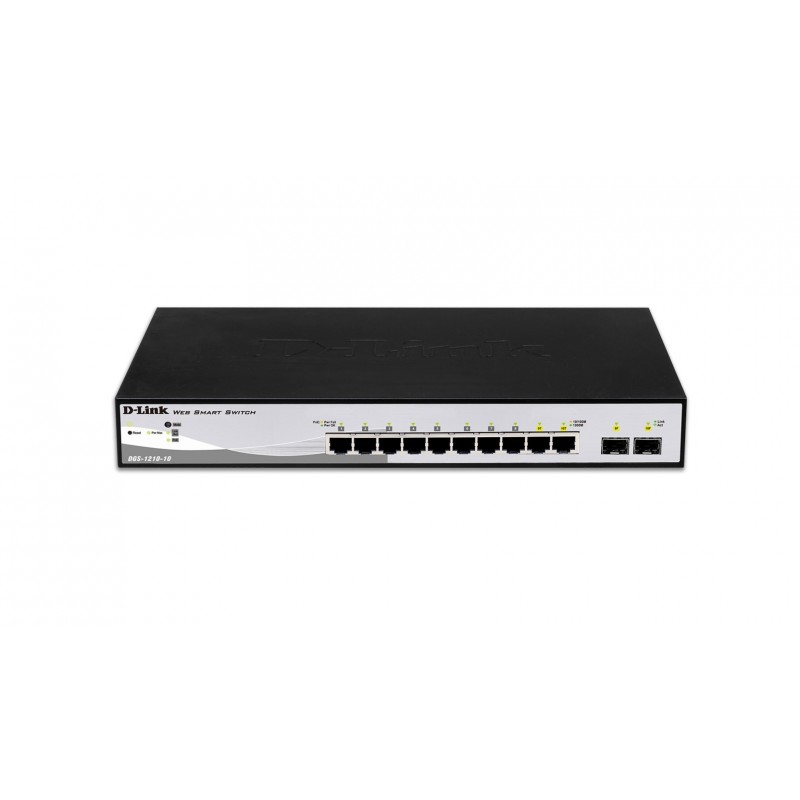 D-Link DGS-1210-10 8 puertos RJ-45 Negro, Gris DGS-1210-10