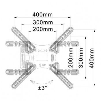 NEOMOUNTS FLAT SCREEN WALL MOUNT-TT NM-W325BLACK
