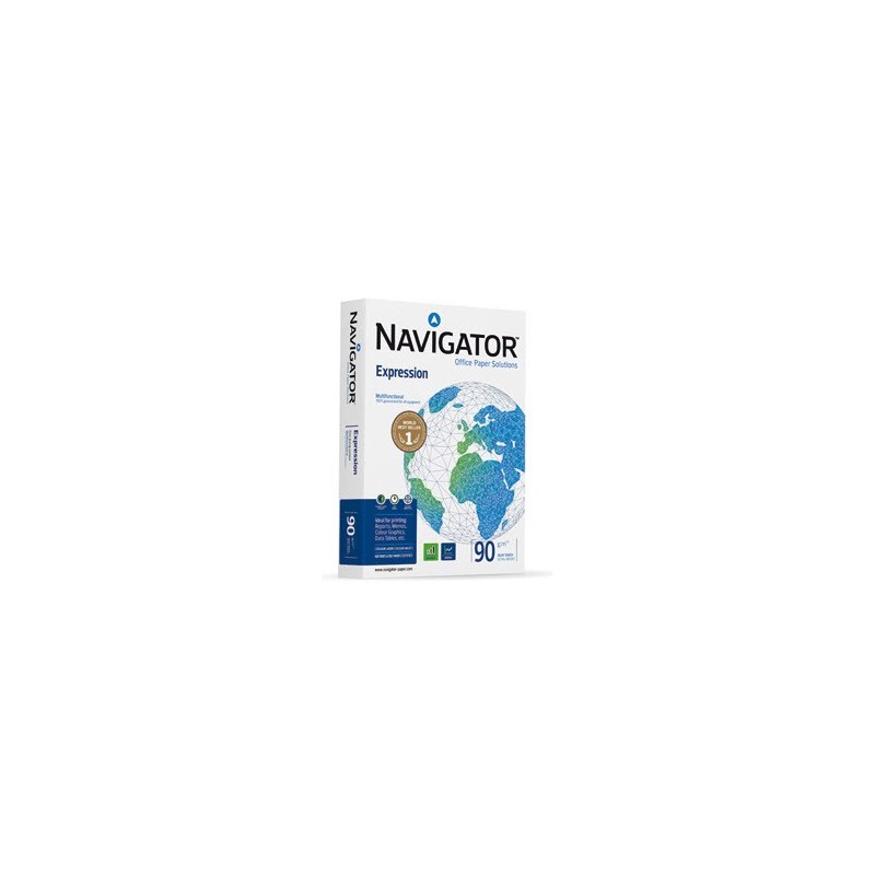 Navigator Expression 90g.m-2, Color blanco, 90 g m², 210 x 297 x 0 mm, A4 NEX0900003