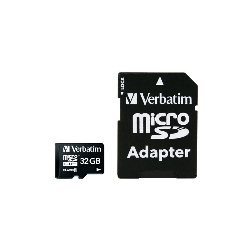 Verbatim Premium, 32 GB, MicroSDHC, Clase 10, 10 MB s, Negro 44083