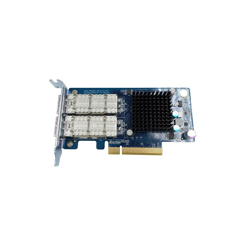 QNAP LAN-40G2SF-MLX, Alámbrico, Fibra, QSFP+, 40000 Mbit s, 150 mm, 260 mm