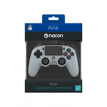 NACON PS4OFCPADGREY, Gamepad, PlayStation 4, Analógico Digital, Share, Alámbrico, 3 m