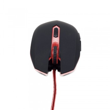Gembird MUSG-001-R 2400 DPI Negro, Rojo