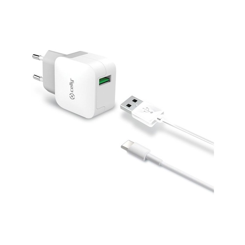 Celly TCUSBLIGHT, Interior, Universal, Corriente alterna, Smartphone, Blanco, 5 V