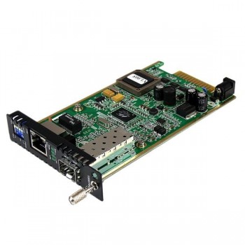 StarTech.com Módulo Conversor de Medios Gigabit Ethernet UTP RJ45 a Fibra con una Ranura SFP Disponi ET91000SFP2C