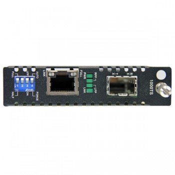 StarTech.com Módulo Conversor de Medios Gigabit Ethernet UTP RJ45 a Fibra con una Ranura SFP Disponi ET91000SFP2C