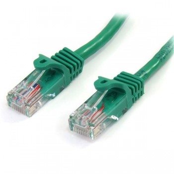 StarTech.com Cable de 2m Verde de Red Fast Ethernet Cat5e RJ45 sin Enganche - Cable Patch Snagless,  45PAT2MGN