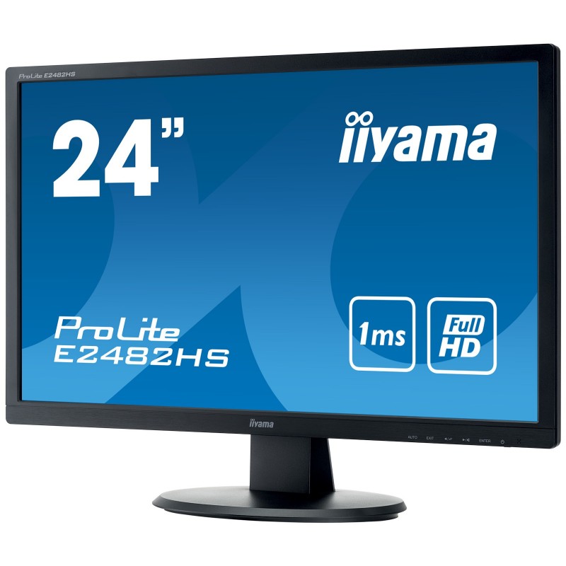 IIYAMA ProLite - 24 - Full HD - LED - 1 ms - Negro - E2482HS-B1