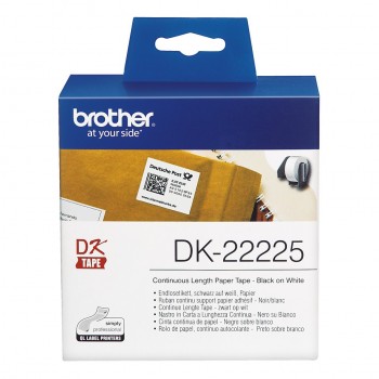 Brother DK-22225 - Etiquetas de papel continuo - Rollo (3,8 cm x 30,5 m) - 1 bobina(s) - para QL 105 DK22225