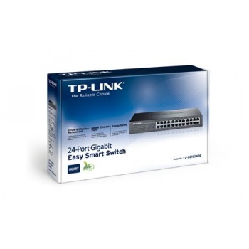 TP-LINK JetStream 24 puertos RJ-45 Negro TL-SG1024DE