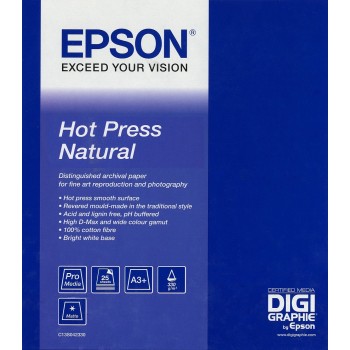 Epson Hot Press Natural 17" x 15 m, Mate, 15 m C13S042323