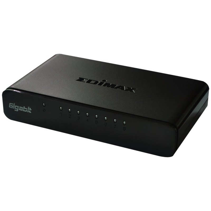 EDIMAX ES-5800G V3 8 puertos RJ-45 Negro ES-5800G V3
