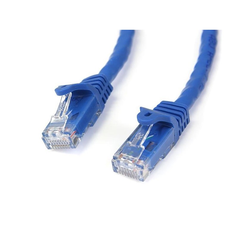 StarTech.com Cable de Red Ethernet Snagless Sin Enganches Cat 6 Cat6 Gigabit 5m - Azul, 5 m, Cat6, U N6PATC5MBL