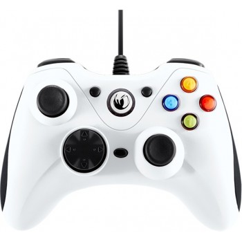 NACON PCGC-100WHITE, Gamepad, PC, Analógico, Atrás, D-pad, Mode, Inicio, Alámbrico, USB