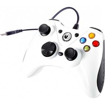 NACON PCGC-100WHITE, Gamepad, PC, Analógico, Atrás, D-pad, Mode, Inicio, Alámbrico, USB