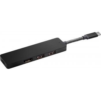 HP Gonzo 2 USB 3.0 (3.1 Gen 1) Type-C Negro 4WX89AA