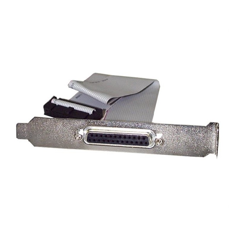 StarTech.com Bracket Adaptador Paralelo DB25 a IDC25 con Cable de 40cm, DB-25, IDC, Hembra hembra, G PLATE25F16