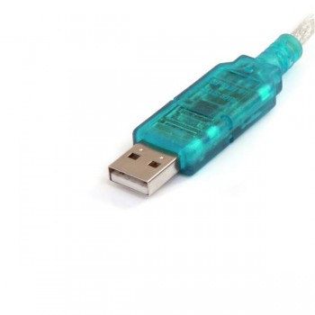 StarTech.com Cable Adaptador 0,9m USB a Puerto Serie Serial RS232 DB9 PC Mac Linux - 1 x DB-9 Macho  ICUSB232SM3
