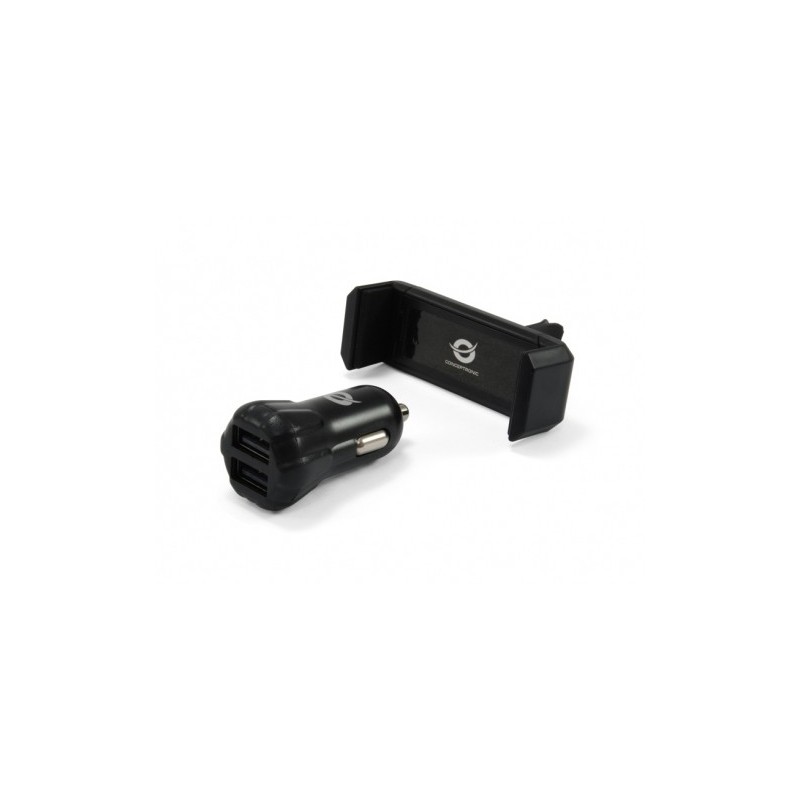 CONCEPTRONIC CUSBCAR2AKIT KIT CARGADOR PARA COCHE 