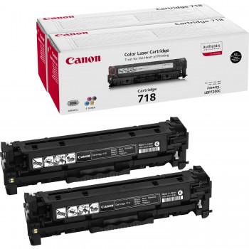 Canon CRG-718 Bk VP Negro 2662B005