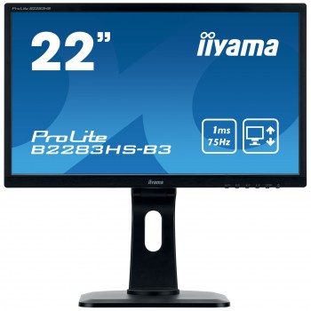IIYAMA ProLite - 21.5 - Full HD - TN - 1 ms - Negro - B2283HS-B3