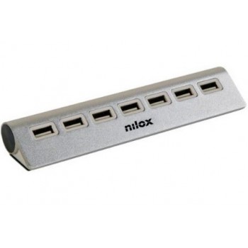 Nilox HUB 7 PORTE 2.0 ALLUMINIO NXHU7ALU2