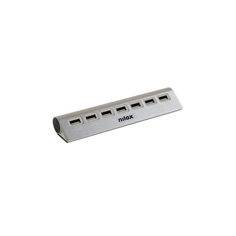 Nilox HUB 7 PORTE 2.0 ALLUMINIO NXHU7ALU2