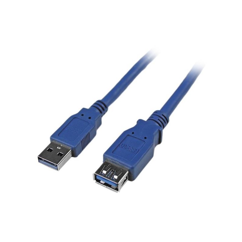 StarTech.com Cable 1,8m de Extensión Alargador USB 3.0 SuperSpeed - Macho a Hembra USB A - Extensor  USB3SEXTAA6