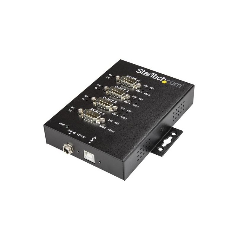 StarTech.com Adaptador Industrial USB a 4 Puertos  ICUSB234854I