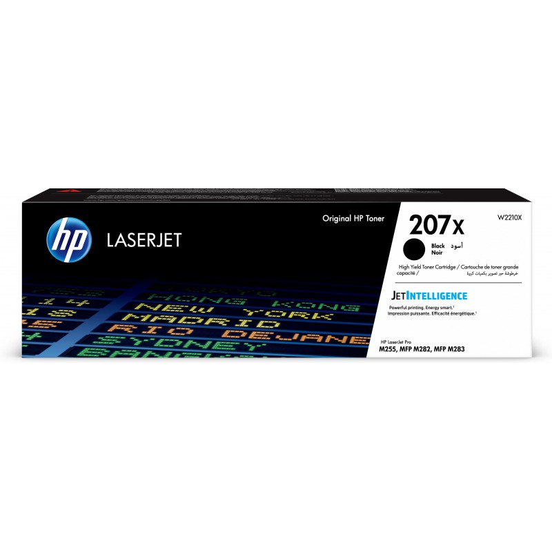 HP 207X Negro XL W2210X