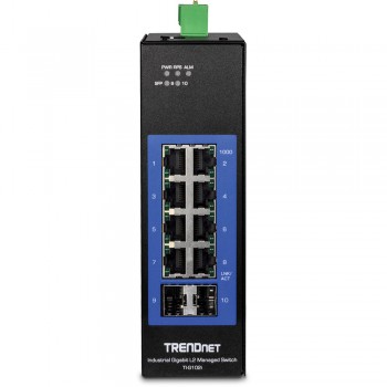 Trendnet TI-G102i Gestionado L2 Gigabit Ethernet (10 100 1000) Negro