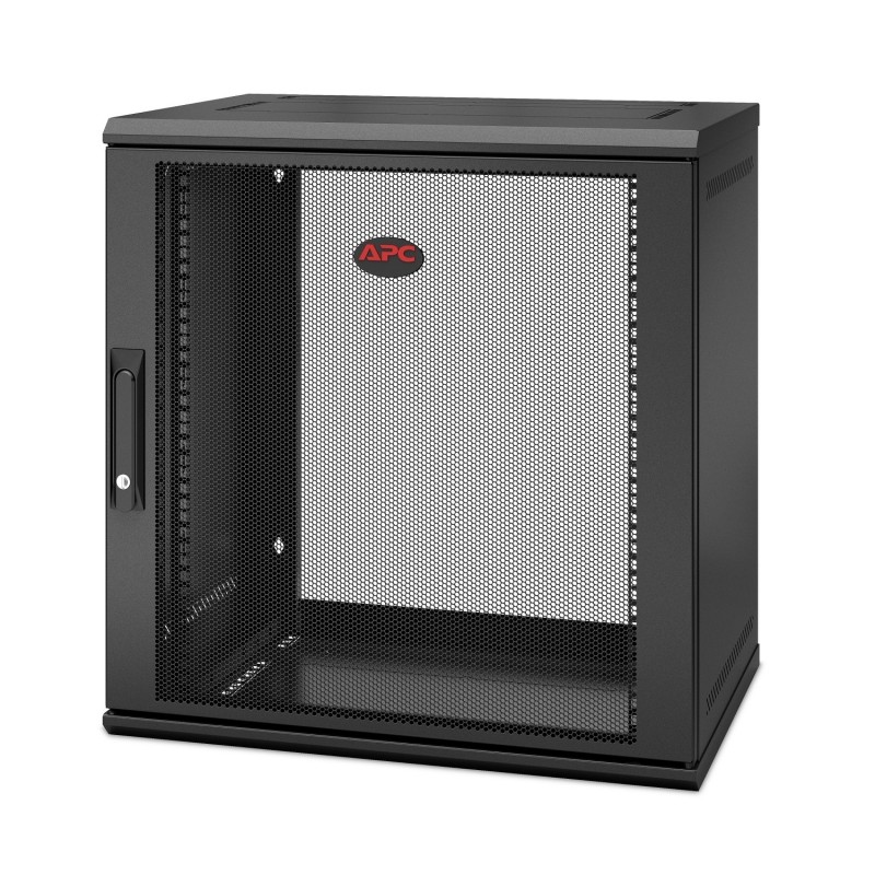 APC NetShelter WX 12U Single Hinged Wall-mount Enclosure 400mm Deep Bastidor de pared Negro AR112SH4