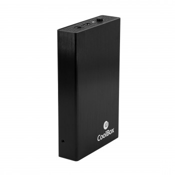 CoolBox SlimChase A-3533 3.5" Caja de disco duro (HDD) Negro COO-SCA-3533-B