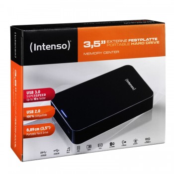 Intenso 3.5"" Memory Center 4TB 4TB USB Type-A 3.0 (3.1 Gen 1) Negro 6031512