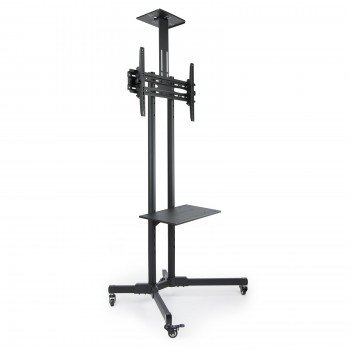 TooQ FS1470M-B, Portable flat panel floor stand, Negro, 177,8 cm (70"), TV, 50 kg, 200 x 200 mm