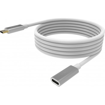 Vision TC 2MUSBCEXT cable USB 2 m 3.1 (3.1 Gen 2) USB C Blanco