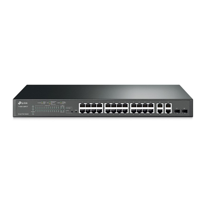 TP-LINK T1500-28PCT 24 puertos RJ-45 Negro T1500-28PCT TL-SL2428P