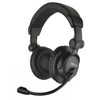 Trust Como Binaural Diadema Negro 21658